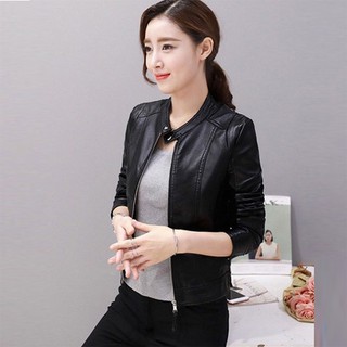 [FREESHIP] Áo Khoác Da Nữ 2 lớp (Da PU mềm)