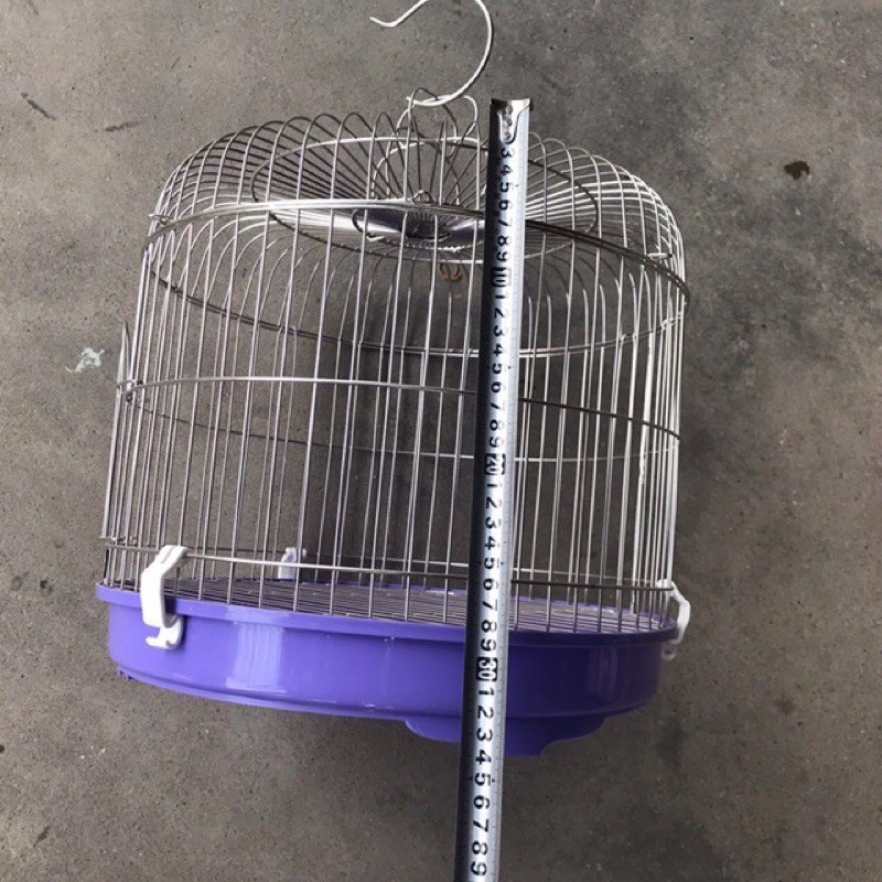 Lồng chim cu gáy inox hoặc mâm nhựa lồng
