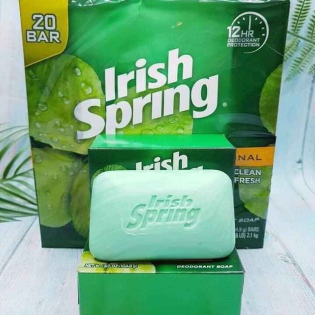 Xà bông cục diệt khuẩn Irish Spring Deodorant Soap