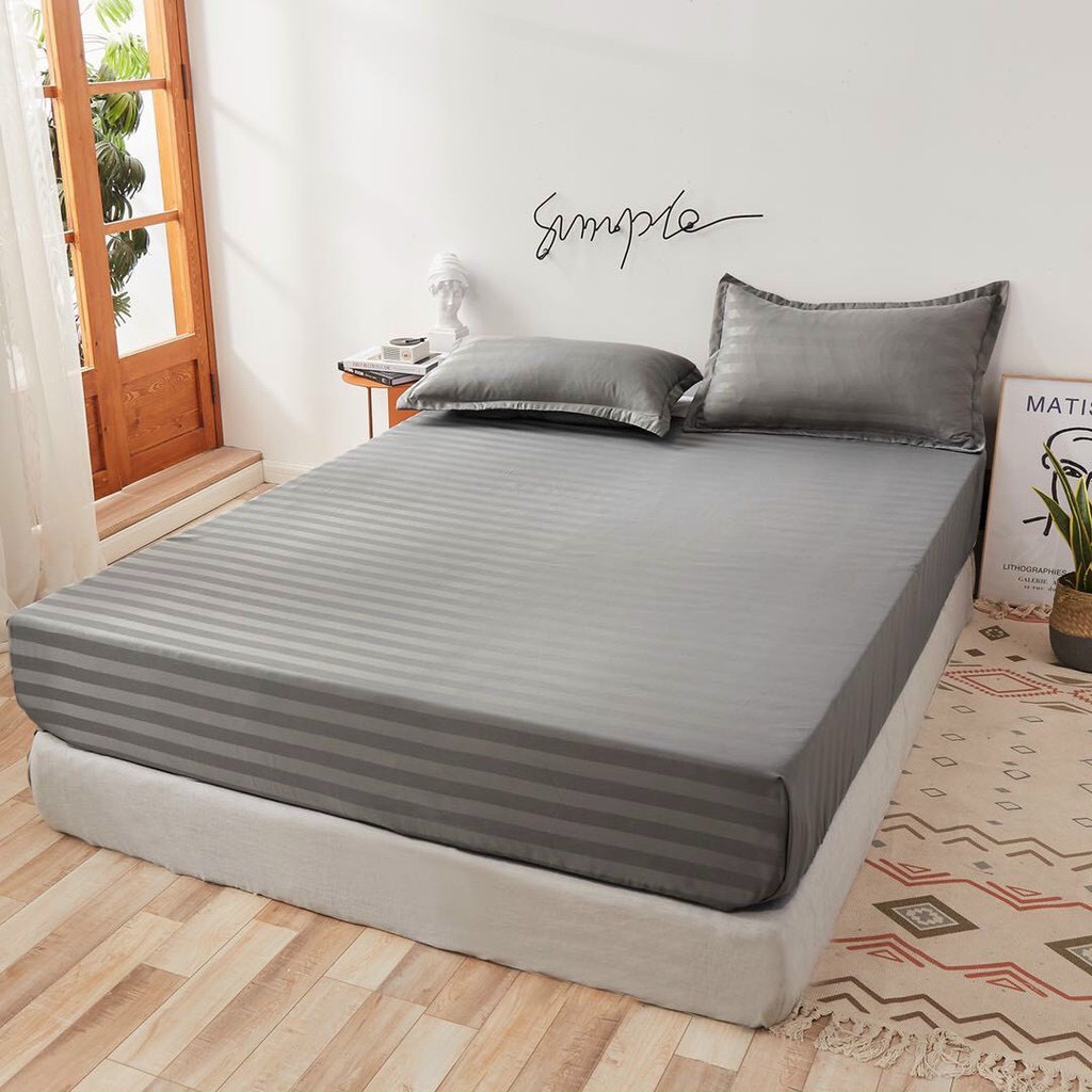 Bộ ga gối 3F , ga giường cottong 3F mát mịn nhập khẩu sang chảnh miễn phí may chun theo yêu cầu