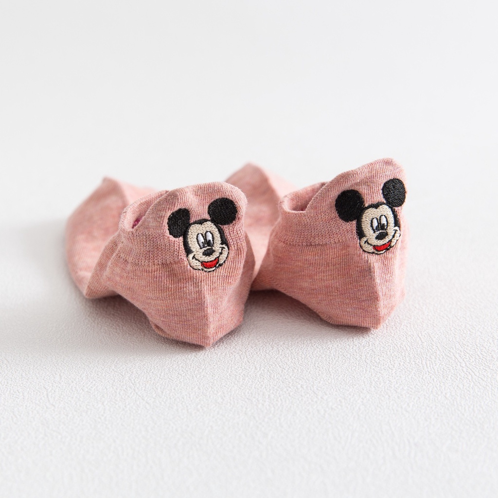 Tất thêu hình chuột mickey xinh xắn