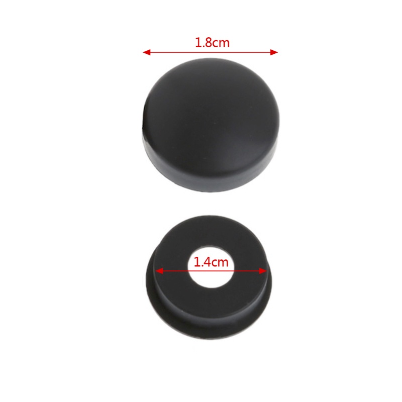 Bộ 8 Ốc Vít Gắn Biển Số Xe Hơi Màu Đen