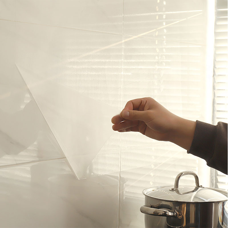 Miếng dán tường trong suốt chống dầu cho nhà bếp