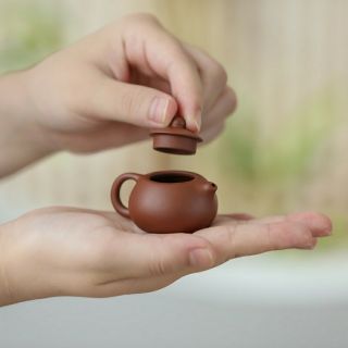 ẤM TRÀ GỐM TỬ SA MINI TRANG TRÍ ( ẤM TÂY THI )