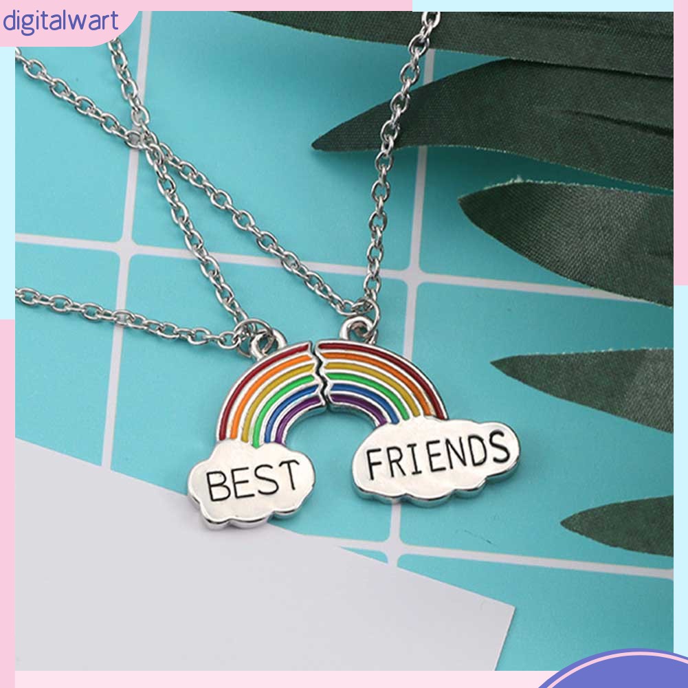 Set 2 Dây Chuyền Mặt Ghép Hình Trái Tim Cho Cặp Đôi