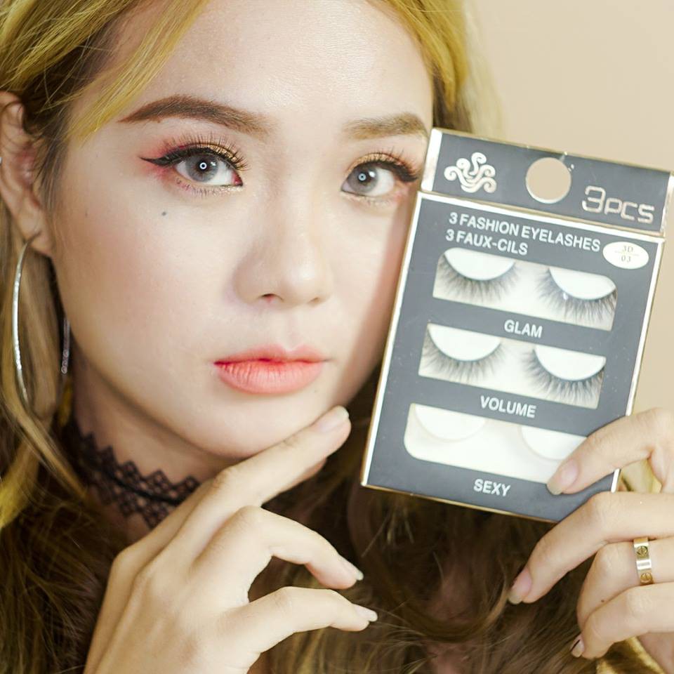 🍀🍀Lông Mi Chồn 3PCS 3 Fashion Eyelashes 3 Faux-Cils