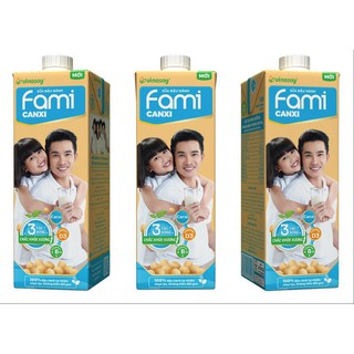 Sữa Đậu Nành FAMI Canxi Hộp 1L