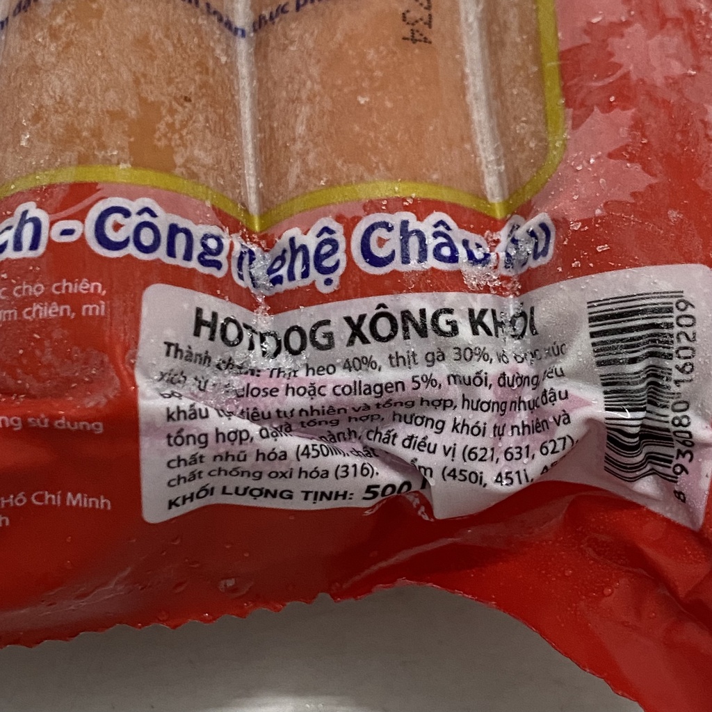 HotDog Xông Khói ĐNÁ 500g