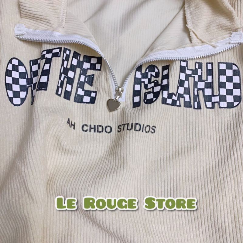 (Order) Áo polo nữ ulzzang mẫu mới hàng thu đông in chữ chất nhung gân cá tính old school (ảnh thật) | BigBuy360 - bigbuy360.vn