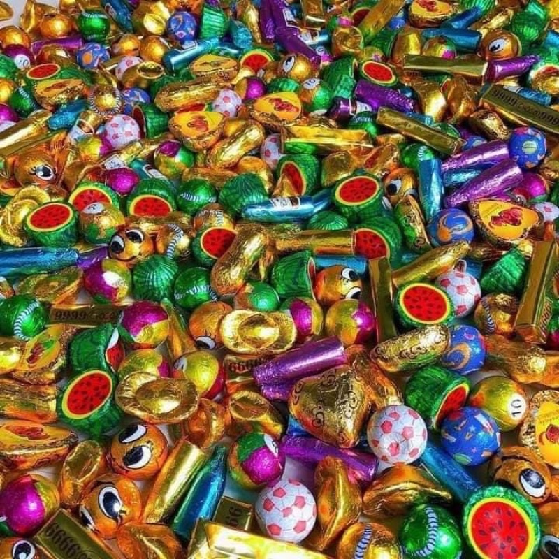 500g Kẹo Socola Mix Nhiều Hình