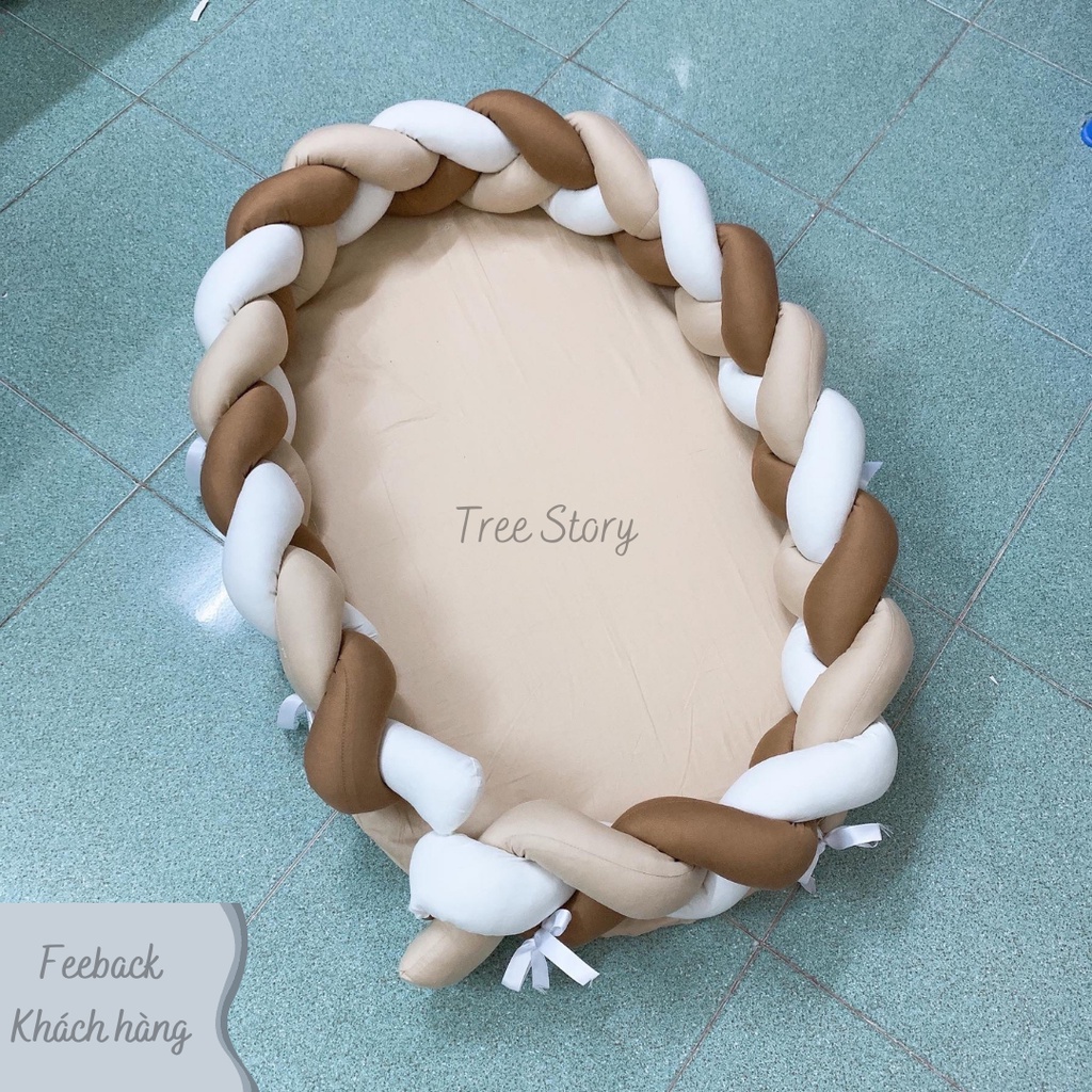 Nôi xoắn handmade Tree Story, nôi sơ sinh ngủ chung giường cho bé
