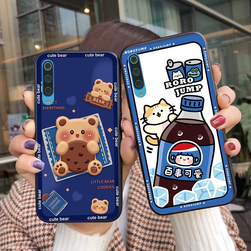 Ốp lưng Xiaomi MI 9 / MI 9 SE in hình 3D GẤU cute be@r, soda, happy day cực hot ,thời thượng
