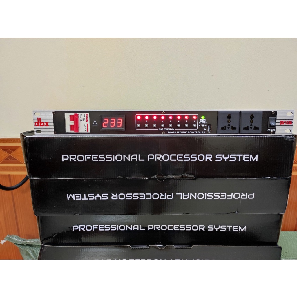Quản lý nguồn điện dbx SV1036,Quản lý Điện Đèn Hiển Thị LCD Điện Áp Rõ Có Lọc Nguồn Chống Nhiễu