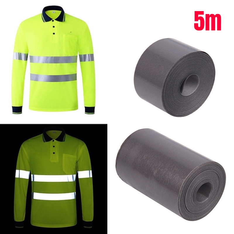 Miếng dán phản quang 5m cảnh báo an toàn đa năng dành cho xe hơi/công nhân