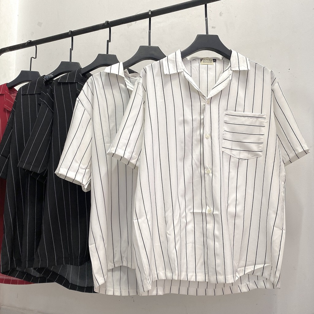 [SALE] sơ mi tay ngắn YAYSHOP 79k hình thật form unisex