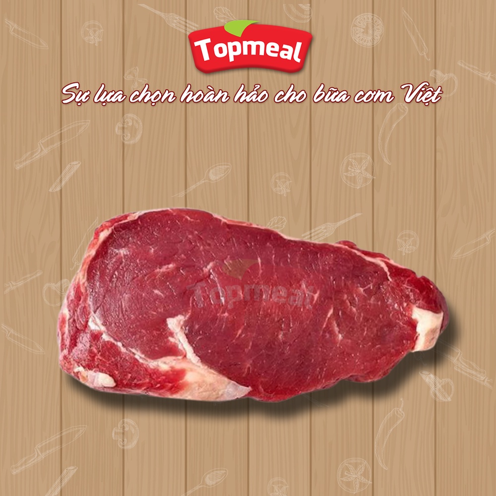 HCM - Nạc mông bò Úc Topmeal 350g - Giao nhanh TPHCM