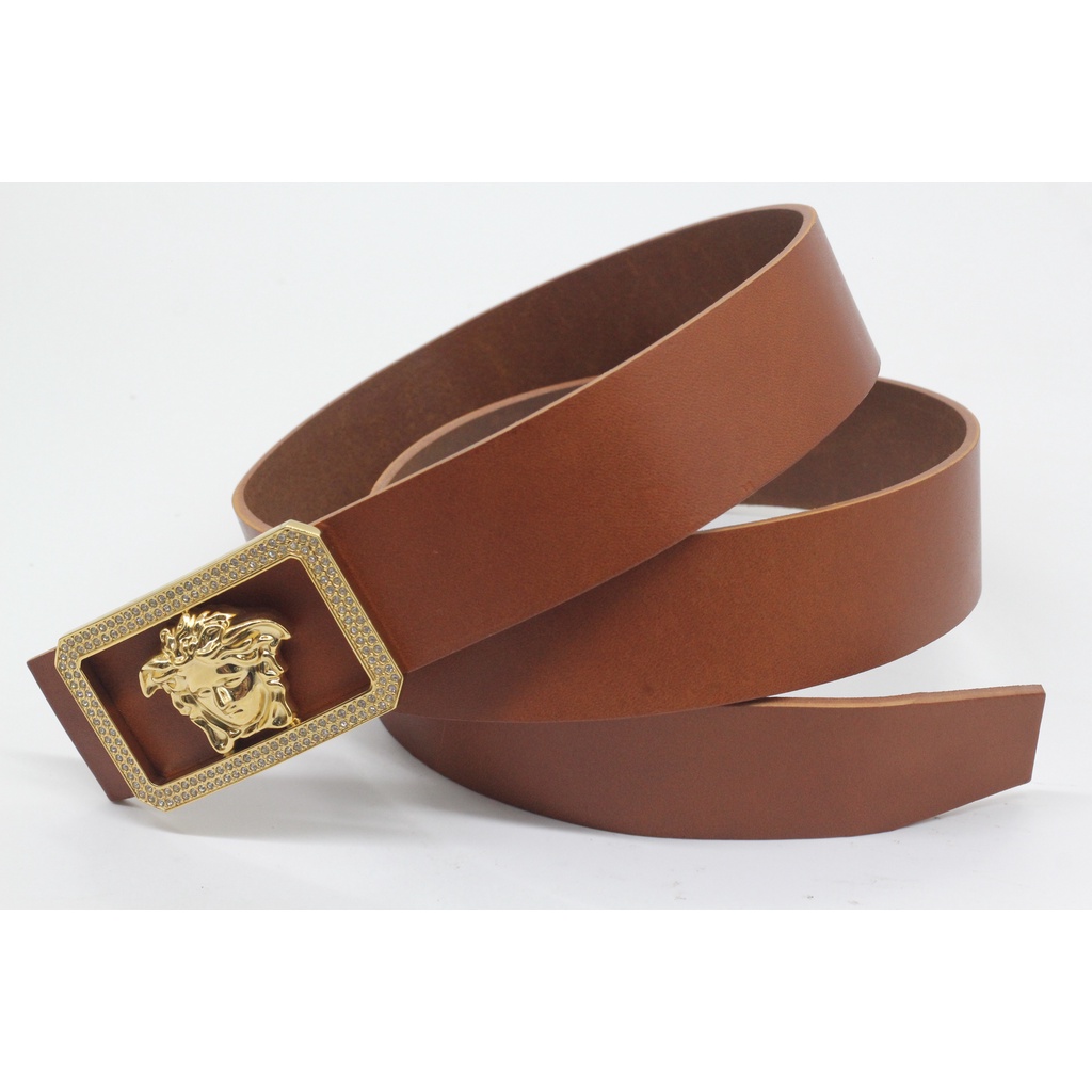 Dây Thắt Lưng Dây Nịt Nam Da Bò Vachetta Nhập Khẩu Cao Cấp Nguyên Tấm Siêu Bền Kèm Khóa Xịn Không Gỉ, BH 12 Tháng