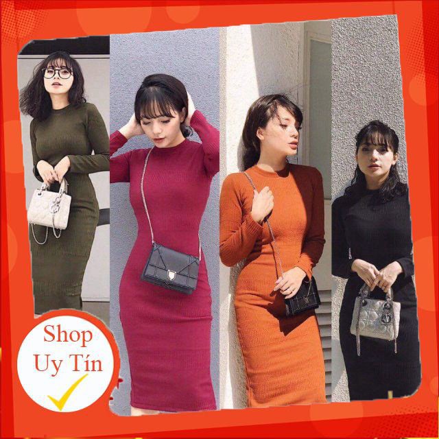 VÁY LEN GÂN BODY SIÊU TÔN DÁNG -Hàng nhập khẩu