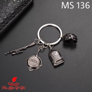 Móc khóa game pubg bộ 4 vật phẩm mini - ms136