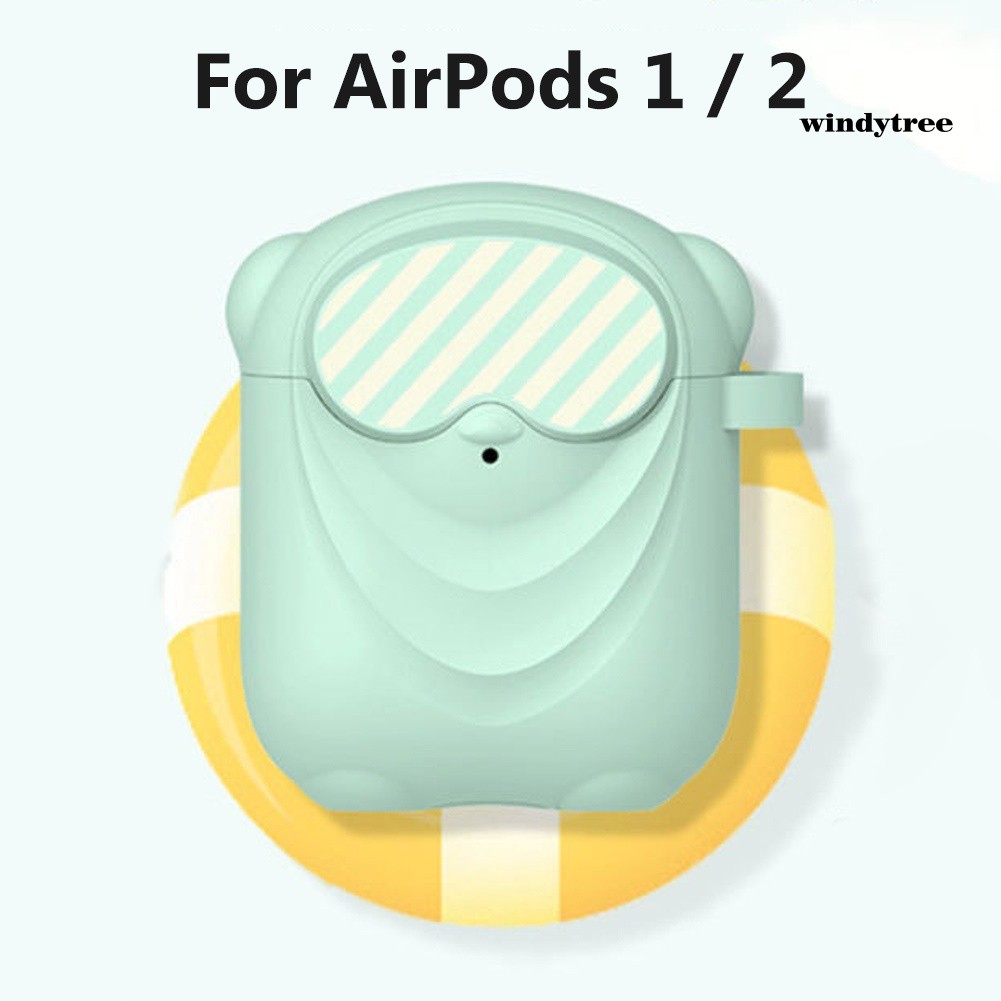 Ốp Bảo Vệ Hộp Đựng Tai Nghe Airpods 1 / 2 Hình Hoạt Hình Xinh Xắn