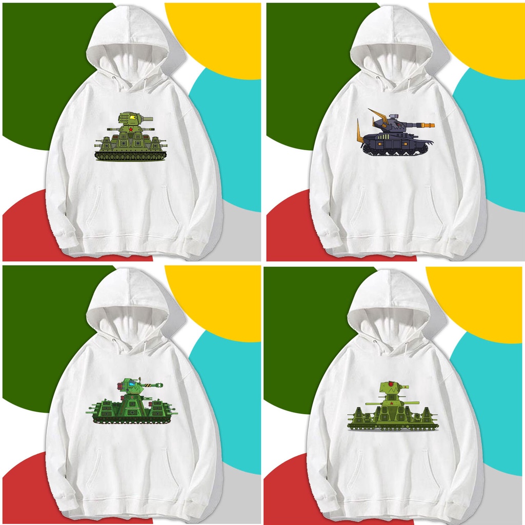 XẢ KHO 💖 BST Áo hoodie in hình hình xe tăng - in áo phim hoạt hình xe tăng đẹp