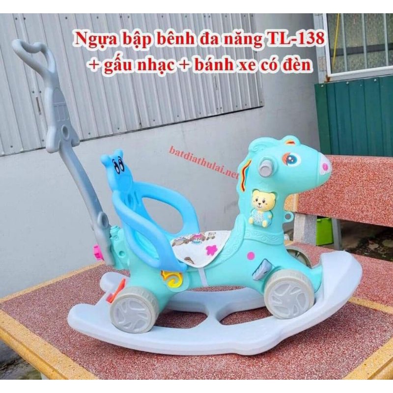 NGỰA BẬP BÊNH 3in1 cho bé