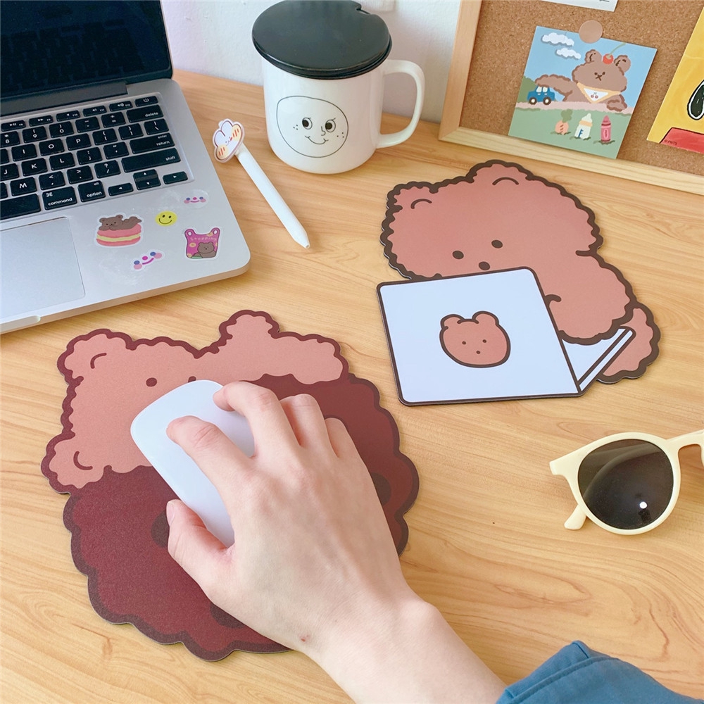 Tấm Lót Chuột Máy Tính Hình Gấu Dễ Thương | BigBuy360 - bigbuy360.vn