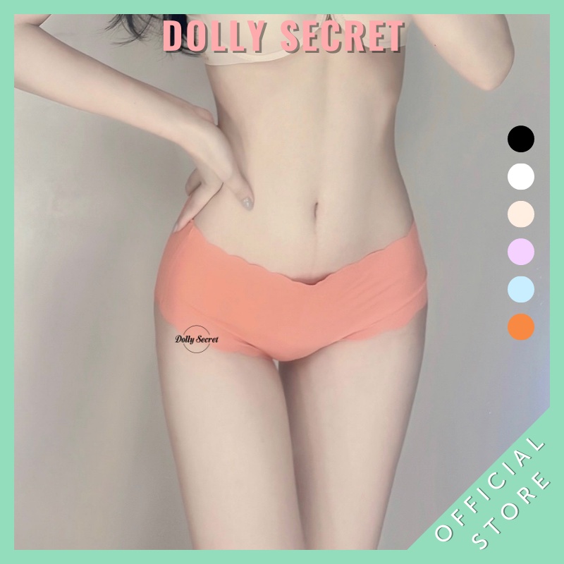Quần lót nữ đúc su thun lạnh su sóng không viền cao cấp DOLLY SECRET QL003