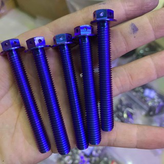 Ốc GR5 titanium 8 ly 6 phân đầu vương miện probolt