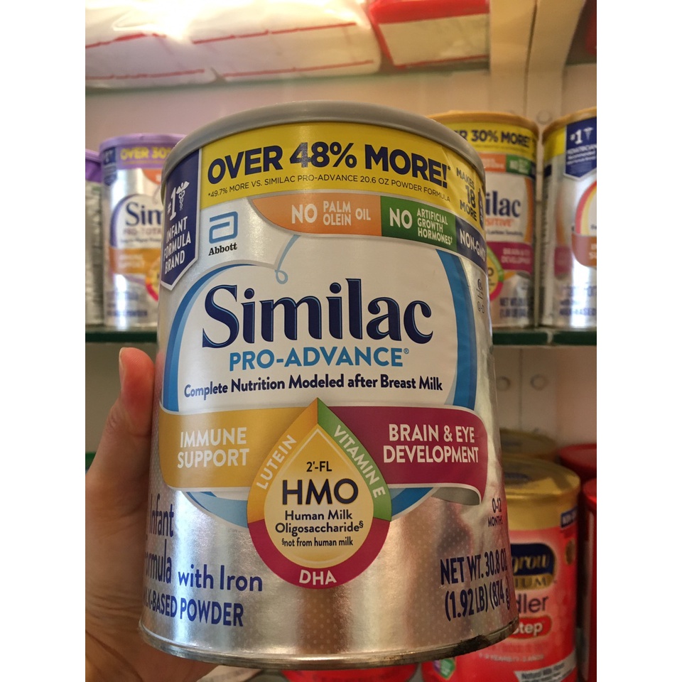 Sữa Similac Pro-Advance 874g cho bé từ 0-12 tháng date 2023