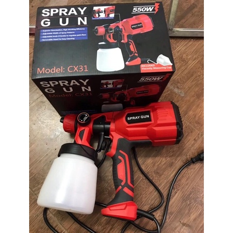 Máy Phun Sơn Cầm Tay SPRAY - JH09 - Dùng điện 220V - Công suất 600W - Bình 1lLít