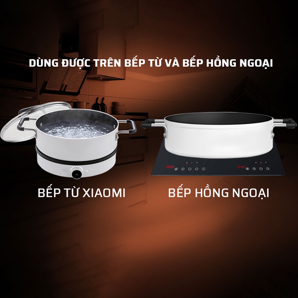 [Mã ELHADEV giảm 4% đơn 300K] Nồi nấu canh, nấu lẩu đa năng Xiaomi Mijia GJT02CM - SJCAMVIETNAM1