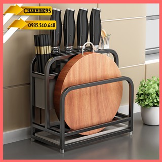 Kệ để dao đũa thớt thép đen re0580
