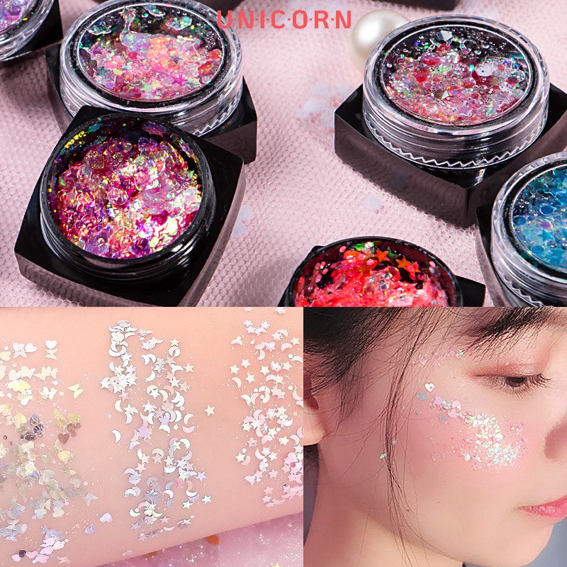 Nhũ Sequin Siêu Lấp Lánh Hạt To Không Cần Keo Đính