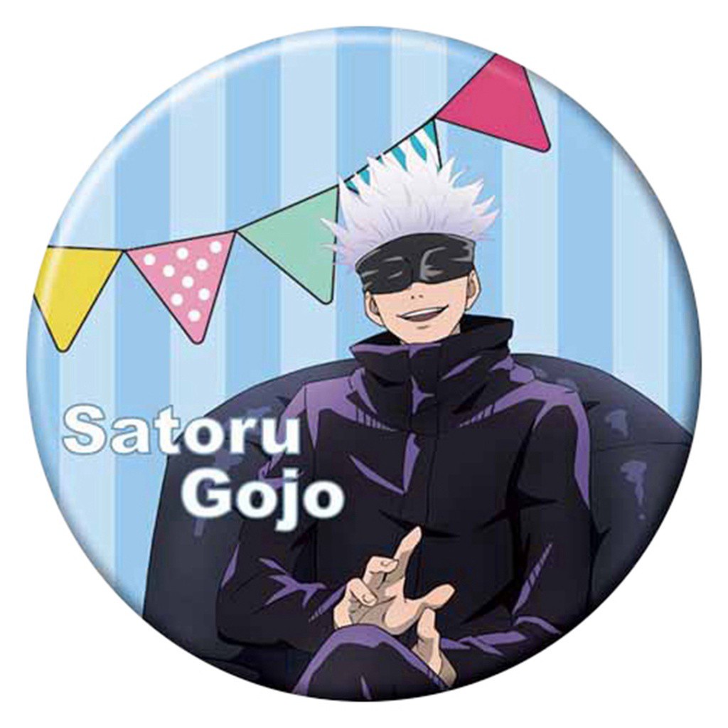 1 Huy Hiệu Cài Áo Hoạt Hình Jujutsu Kaisen Gojo Satoru