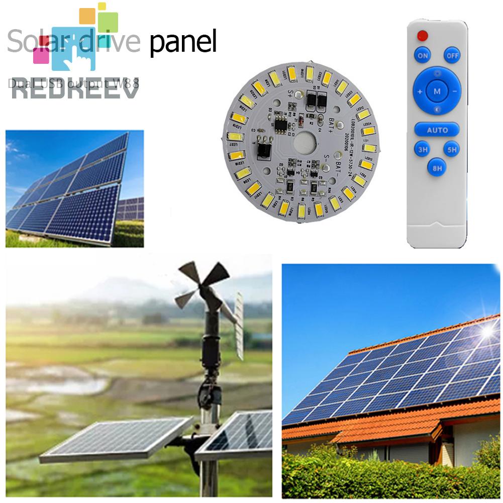 Bảng đèn LED tròn 12W sử dụng năng lượng mặt trời