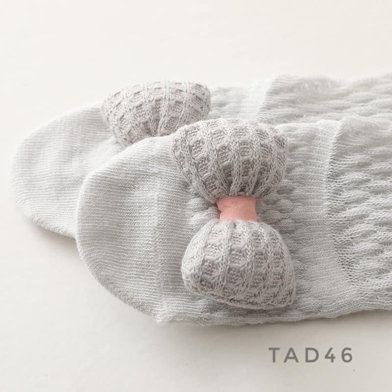 Tất lưới dài đính nơ cho bé - TAD46