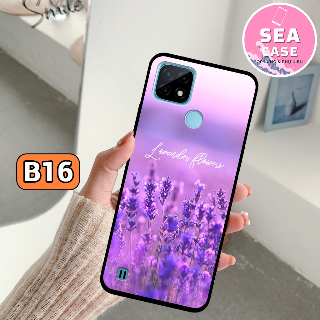 Ốp lưng Realme C21Y - C25Y - C21, Ốp điện thoại in hình hoa vintage,basic,nhẹ nhàng – lưng nhựa viền dẻo