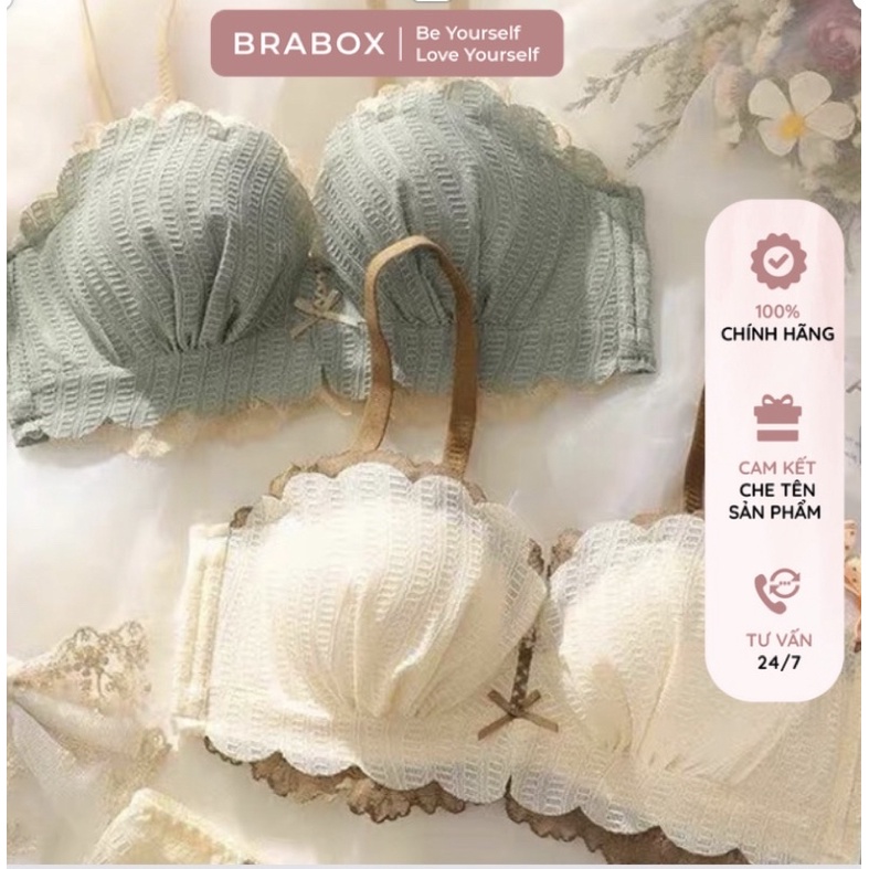BỘ ĐỒ LÓT NỮ SIÊU ĐẨY ĐÁP REN CAO CẤP SET10 BRABOX