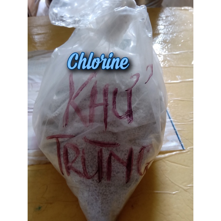 CHLORINE KHỬ TRÙNG DIỆT KHUẨN 70% - 1kg. 1kg Clorine khử trùng, khử khuẩn - Hóa chất khử trùng thay thế Cloramin B.