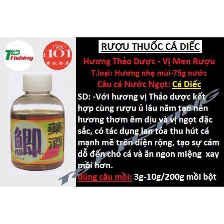 Rượu Thuốc Cá Diếc 101-Đài Loan(Nước)