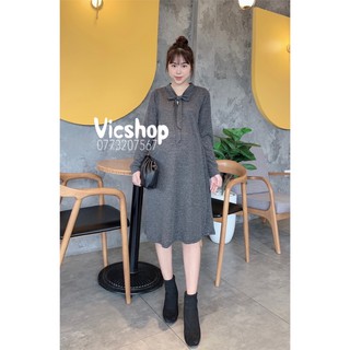 (Sỉ, lẻ) VÁY BẦU CỔ BUỘC NƠ MVB081