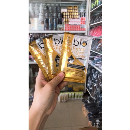 Combo 3 gói ủ tóc Bio Gold Super thái lan