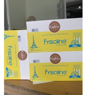 Nước Muối Sinh Lý Pháp Fysoline An Toàn Cho Trẻ Sơ Sinh ( Vĩ 10 Ống)