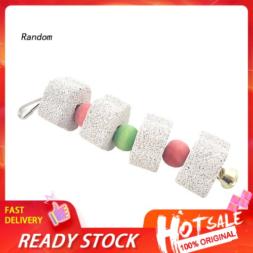 ✡Phụ Kiện Chuyên Dụng Dành Cho CWN✡Đồ Chơi Chuỗi Hạt Đá Mài Răng Cho Hamster / Thỏ / Vẹt Cưng