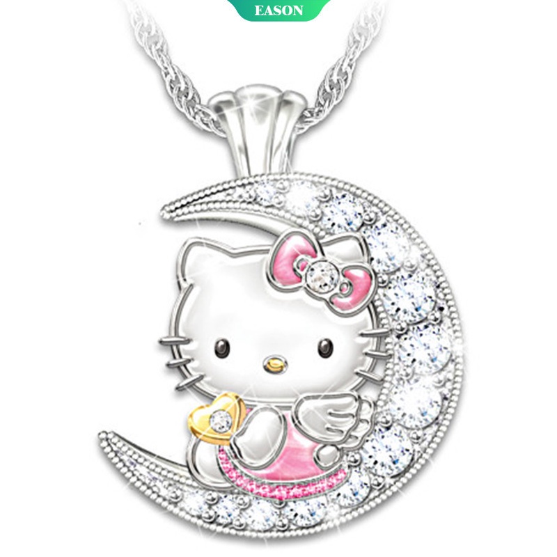 Vòng cổ Mặt Hình Mèo Hello kitty Thời Trang 2022