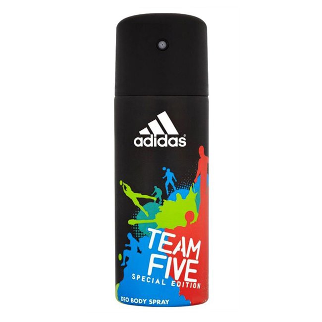 Xịt khử mùi Adidas Team Five nam tính - phong cách - lịch lãm 150ml ( Châu Âu)