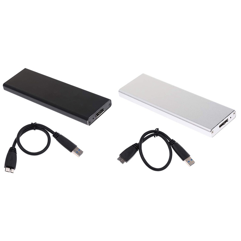 Vỏ ổ cứng ngoài SSD sang USB3.0 6+12 Pin cho Macbook Air A1370 A1369 - màu đen
