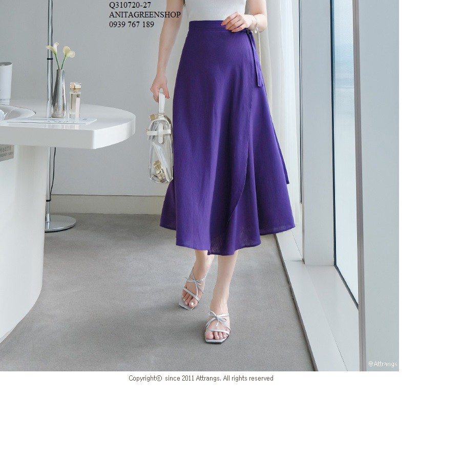 Q310720 CHÂN VÁY XÒE PHỐI NƠ