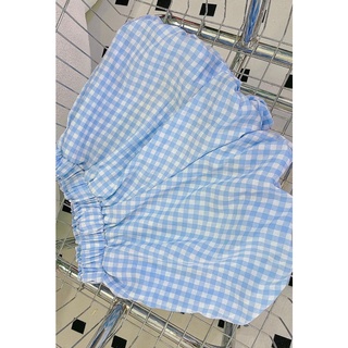 Quần Bí Caro XANH DƯƠNG Đáng Iu Cao Cấp - Q6